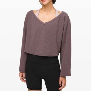 Lululemon Show Your Depth Long Sleeve Crop TopXS/S